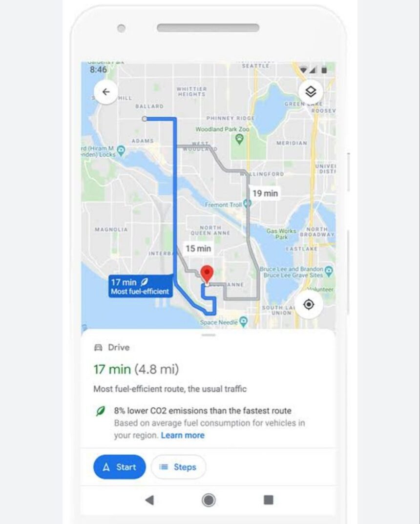 Google maps-AI suvidhaye