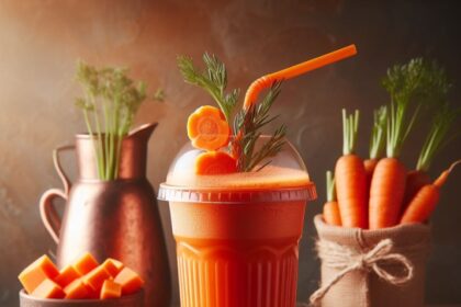 carrot juice for glowing hair and skin