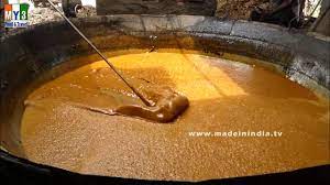 Preparing Jaggery 