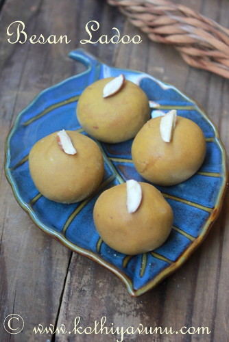 besan ladoo recipe