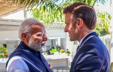 PM Modi Holds Bilateral Meetings with Macron