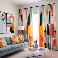 Eclectic and Vibrant Printed Curtains Designs