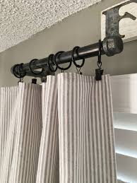 Industrial-Chic Curtain Rods
