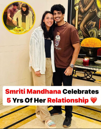 Smriti Mandhana and Palash Muchhal Celebrate 5 Years of Relationship