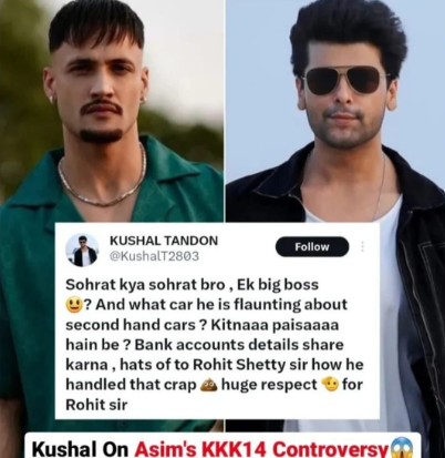 Kushal Tandon Bashes Asim Riaz